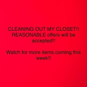 I have great clothing, shoes and bags!!